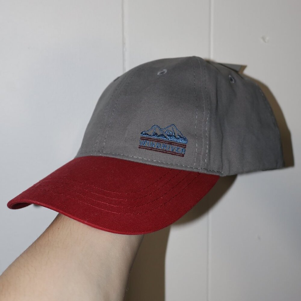 💛 2 for $15 💛 NWT WindRiver Adjustable Cap – Grey/Red Unisex Hat